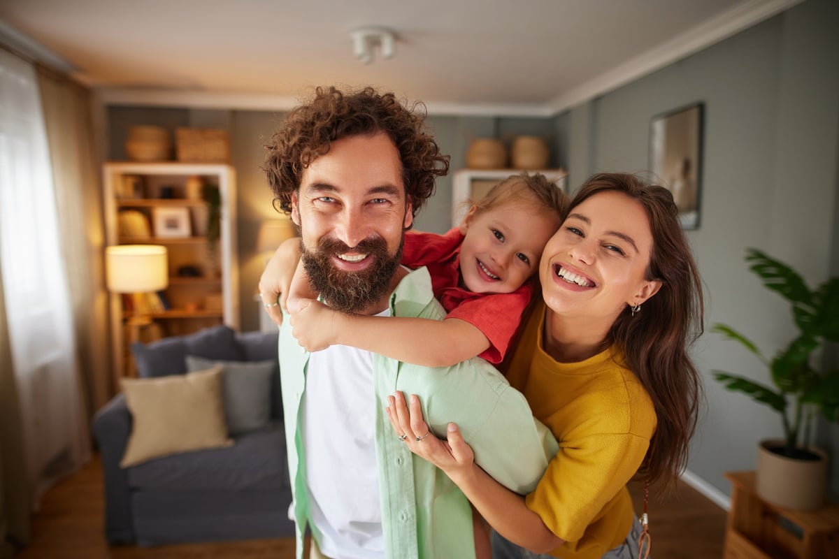 Glückliche Familie